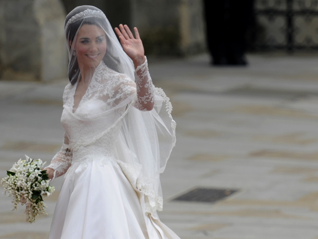 A leading fashion designer says Pippa shouldn't go for the regal look that Kate had on her big day. Photo / Getty